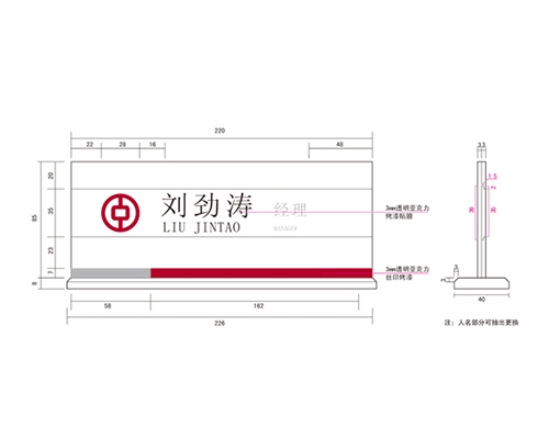 内蒙古银行VI标识牌