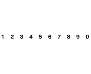 内蒙古内蒙古国标阿拉伯数字字样